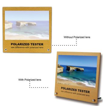 SC-C-L-3 Glare polarization tester, density board display rack, customizable