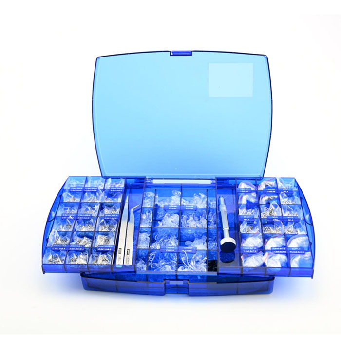 SN003 Glasses repair box,glasses repair tool set,silicone nose pads,nut,gasket,screwdriver,double rubber plug,rubber cap,etc