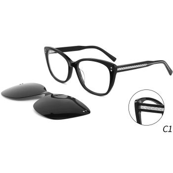 TY1290 High grade retro acetate, TAC polarized set glasses