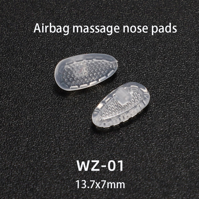 WZ-01/02/03/04 Silicone airbag massage screw in nose pads