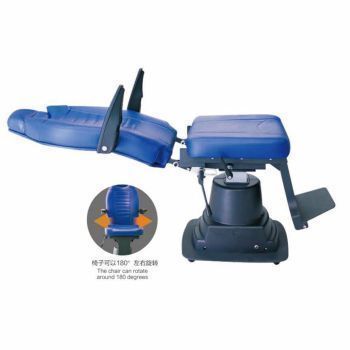 WZ-DT-1 Leather optometry electric lift chair with foldable back, matching chair for combination table