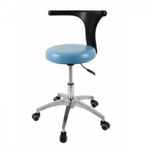 YSY17 Pneumatic lifting chair for doctor, PU cushion, Kirsite foot, bear 300kg, standard silent wheels