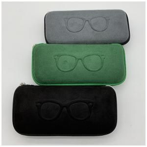 ZH40 Leather velvet EVA sunglasses case