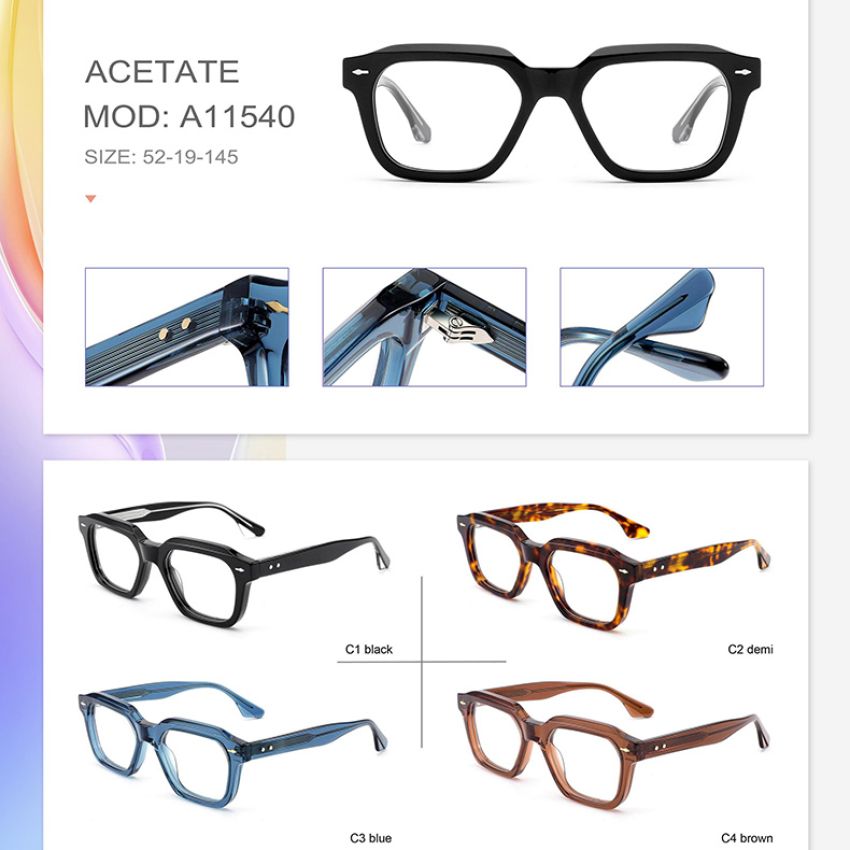A11 Acetate Optical Frames &ndash; 24 Models | Premium Eyewear