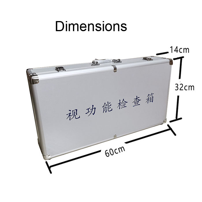 JCX-001 Ophthalmic visual function examination box, adjustable measuring ruler, four point lamp, hidden oblique meter, fusion oblique eye position detection - image2