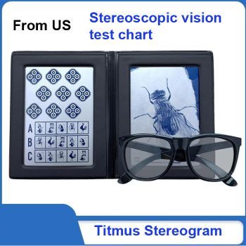 JH-555 Stereoscopic Fly Image Kit - Precision 3D Test, Butterfly Effect, Polarization Lens