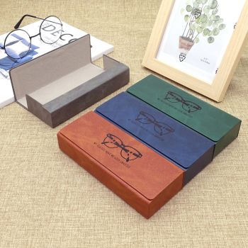 Square glasses case, student Korean version, myopia simple portable eye case, anti pressure iron box