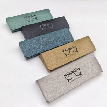 JH-691 Triangle Leather Glasses Case Retro Anti-Pressure