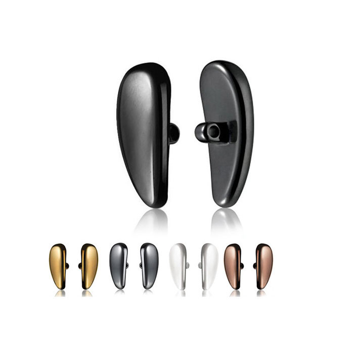 P5-P6 Water-drop Ceramics Nose Pads - Smooth Surface, 13*7mm & 14*7mm