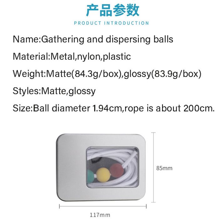 PJ041001 Gathering and dispersing balls, children visual fusion function, stereoscopic vision, myopia, amblyopia training, tricolor balls, red, yellow, green balls - image5
