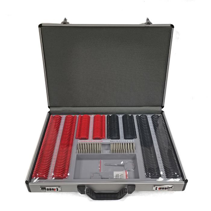 SL-266 Trial Lens Set - 26mm Diameter, 266 Pieces, Aluminum Case