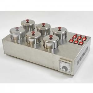 TB-6 Stainless Steel Tint Bath- 6 Cups, 2500W, Adjustable Temperature