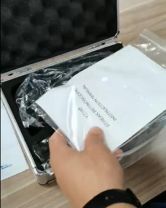YZ24B+YZ11D Retinoscope with ophthalmoscope rechargable (halogen lamp) - video preview